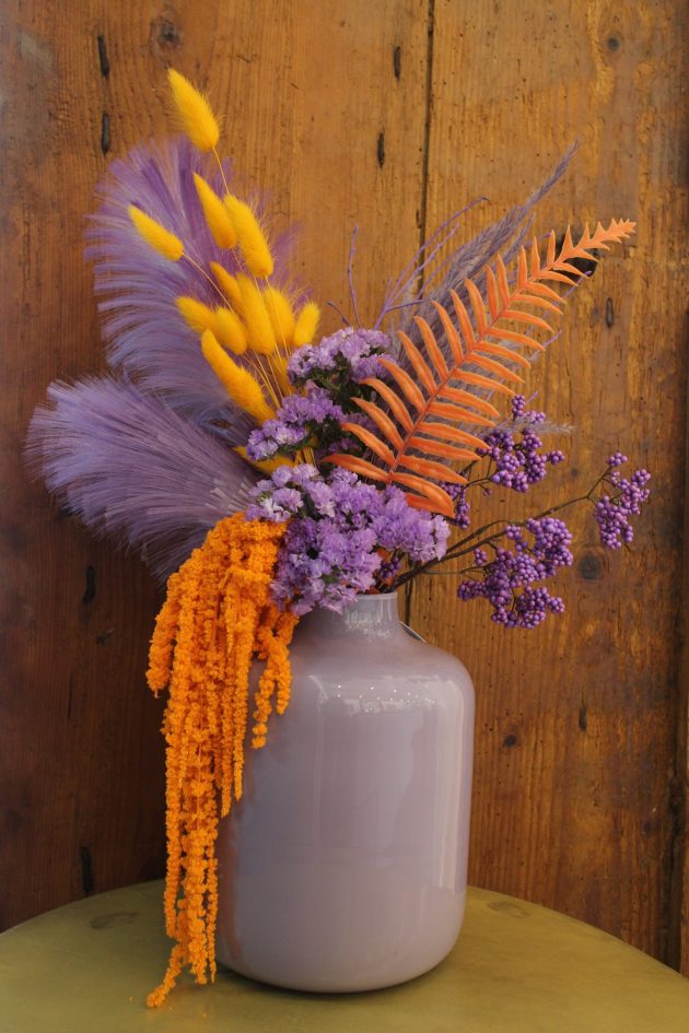 Vaso Fiore Eterni Lilla