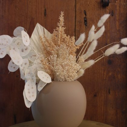 Vaso Fiore Eterni Tortora
