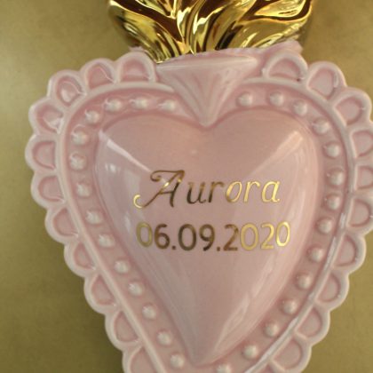 Cuore Ex Voto Rosa