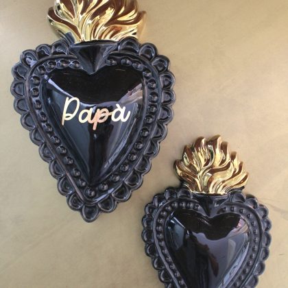 Cuore Ex Voto Nero